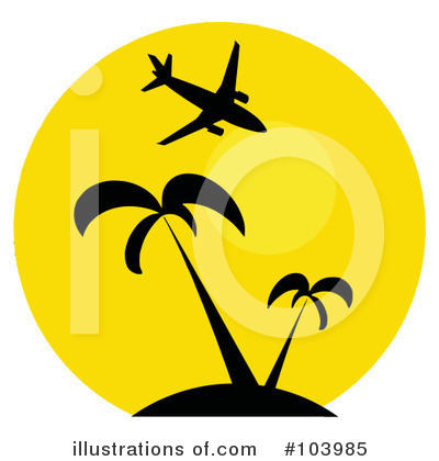 Airplane Clipart #103985 by Hit Toon
