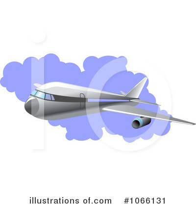 Royalty-Free (RF) Airplane Clipart Illustration by Vector Tradition SM - Stock Sample #1066131