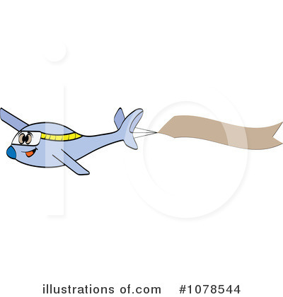Royalty-Free (RF) Airplane Clipart Illustration by Andrei Marincas - Stock Sample #1078544