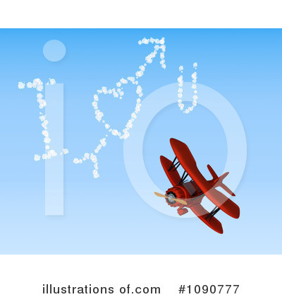 Biplane Clipart #1090777 by KJ Pargeter