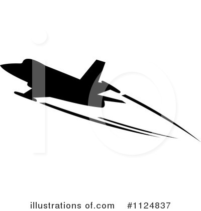 Royalty-Free (RF) Airplane Clipart Illustration by Vector Tradition SM - Stock Sample #1124837
