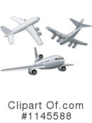 Airplane Clipart #1145588 by patrimonio