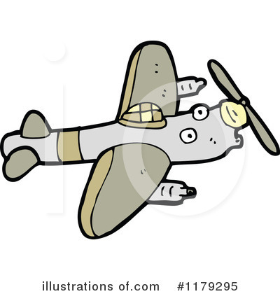Royalty-Free (RF) Airplane Clipart Illustration by lineartestpilot - Stock Sample #1179295