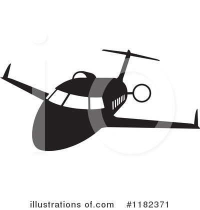 Royalty-Free (RF) Airplane Clipart Illustration by Lal Perera - Stock Sample #1182371