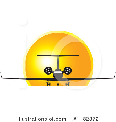 Airplane Clipart #1182372 by Lal Perera