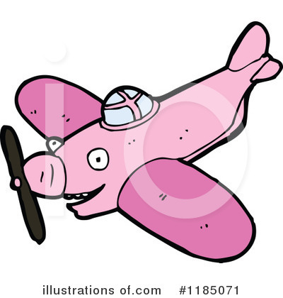 Royalty-Free (RF) Airplane Clipart Illustration by lineartestpilot - Stock Sample #1185071