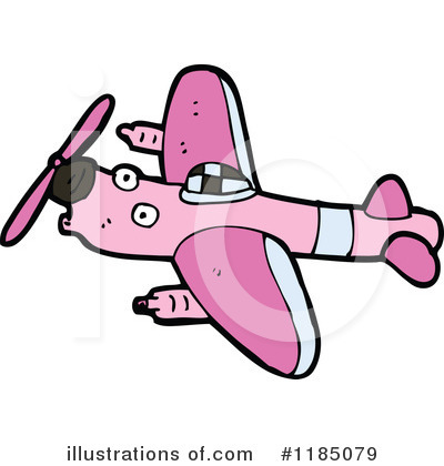 Royalty-Free (RF) Airplane Clipart Illustration by lineartestpilot - Stock Sample #1185079