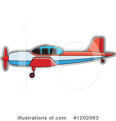 Royalty-Free (RF) Airplane Clipart Illustration by Lal Perera - Stock Sample #1202063