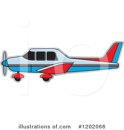 Royalty-Free (RF) Airplane Clipart Illustration by Lal Perera - Stock Sample #1202066