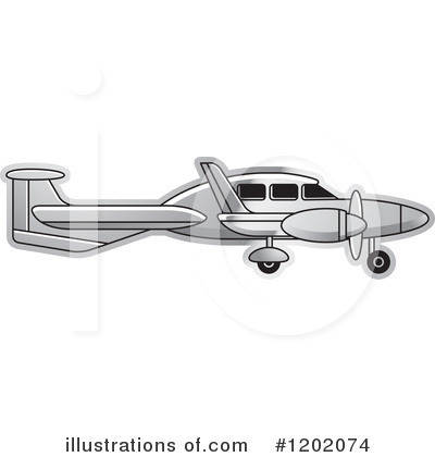 Royalty-Free (RF) Airplane Clipart Illustration by Lal Perera - Stock Sample #1202074