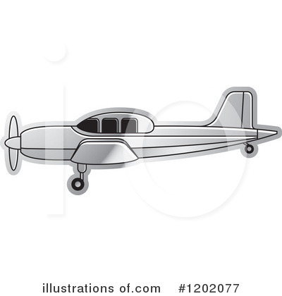 Royalty-Free (RF) Airplane Clipart Illustration by Lal Perera - Stock Sample #1202077