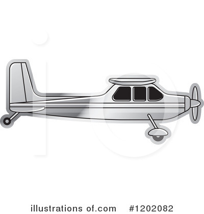 Royalty-Free (RF) Airplane Clipart Illustration by Lal Perera - Stock Sample #1202082
