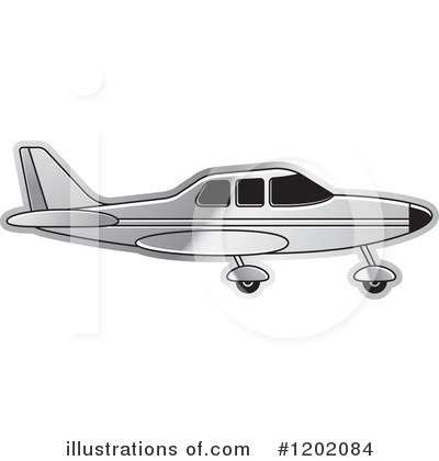Royalty-Free (RF) Airplane Clipart Illustration by Lal Perera - Stock Sample #1202084