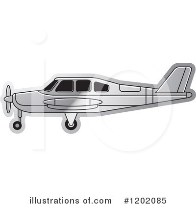 Royalty-Free (RF) Airplane Clipart Illustration by Lal Perera - Stock Sample #1202085