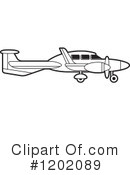 Airplane Clipart #1202089 by Lal Perera