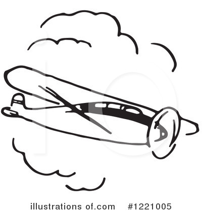 Plane Clipart #1221005 by Picsburg