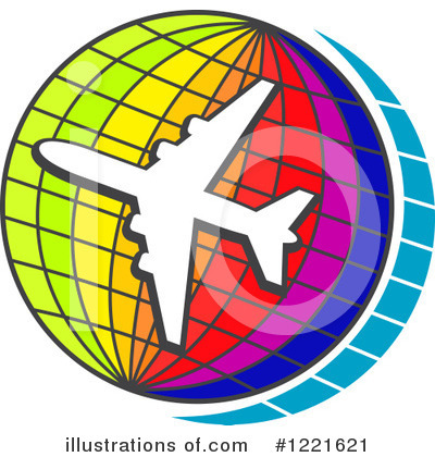Royalty-Free (RF) Airplane Clipart Illustration by Vector Tradition SM - Stock Sample #1221621