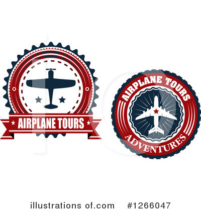 Royalty-Free (RF) Airplane Clipart Illustration by Vector Tradition SM - Stock Sample #1266047