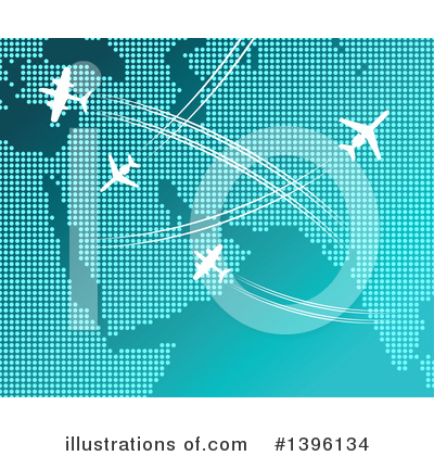 Royalty-Free (RF) Airplane Clipart Illustration by Vector Tradition SM - Stock Sample #1396134