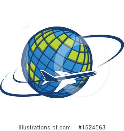 Royalty-Free (RF) Airplane Clipart Illustration by Vector Tradition SM - Stock Sample #1524563