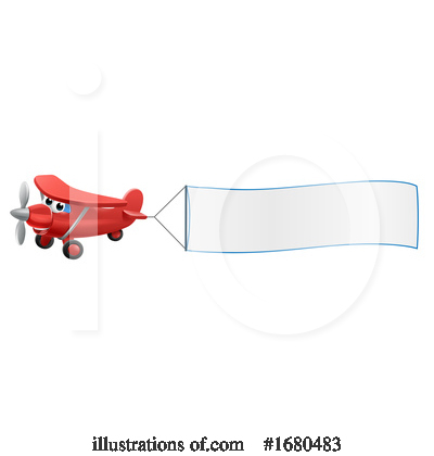 Royalty-Free (RF) Airplane Clipart Illustration by AtStockIllustration - Stock Sample #1680483
