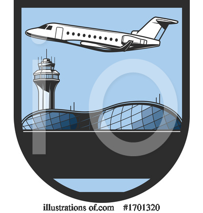 Royalty-Free (RF) Airplane Clipart Illustration by Vector Tradition SM - Stock Sample #1701320
