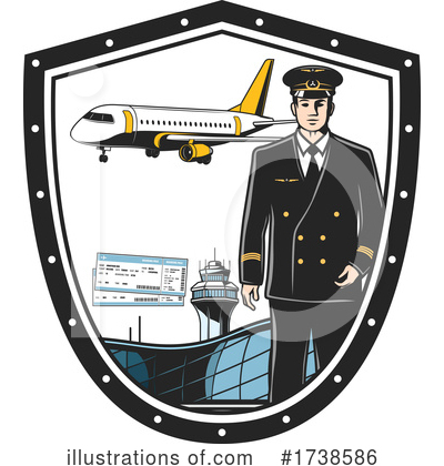 Pilot Clipart #1738586 by Vector Tradition SM