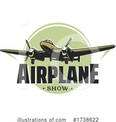 Royalty-Free (RF) Airplane Clipart Illustration by Vector Tradition SM - Stock Sample #1738622