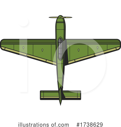 Royalty-Free (RF) Airplane Clipart Illustration by Vector Tradition SM - Stock Sample #1738629