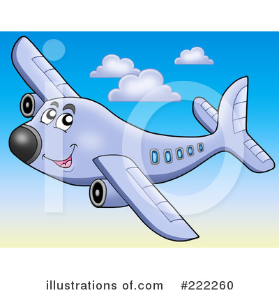 Airliner Clipart #222260 by visekart