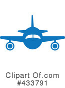 Airplane Clipart #433791 by Pams Clipart
