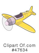 Airplane Clipart #47634 by Leo Blanchette