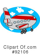 Airplane Clipart #92106 by djart