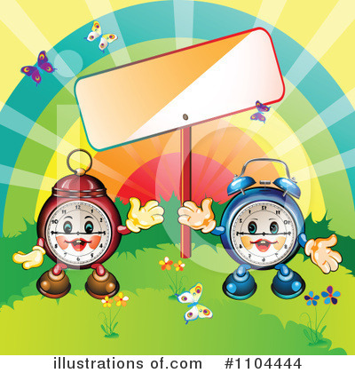 Royalty-Free (RF) Alarm Clock Clipart Illustration by merlinul - Stock Sample #1104444