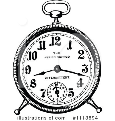 Alarm Clock Clipart #1113894 by Prawny Vintage