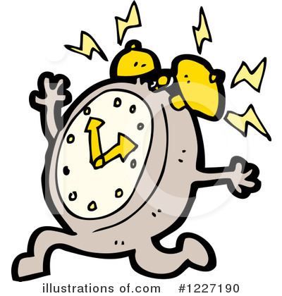 Royalty-Free (RF) Alarm Clock Clipart Illustration by lineartestpilot - Stock Sample #1227190