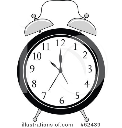 Alarm Clock Clipart #62439 by Pams Clipart