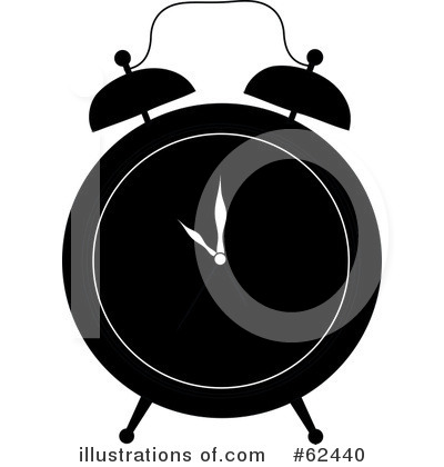 Royalty-Free (RF) Alarm Clock Clipart Illustration by Pams Clipart - Stock Sample #62440