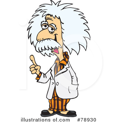 Albert Einstein Clipart #78930 by Dennis Holmes Designs