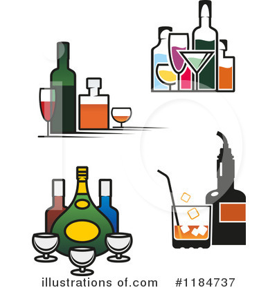 Royalty-Free (RF) Alcohol Clipart Illustration by Vector Tradition SM - Stock Sample #1184737