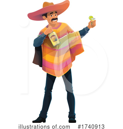Tequila Clipart #1740913 by Vector Tradition SM