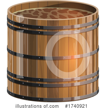 Barrel Clipart #1740921 by Vector Tradition SM