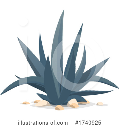 Agave Clipart #1740925 by Vector Tradition SM