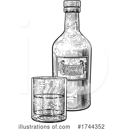 Whiskey Clipart #1744352 by AtStockIllustration