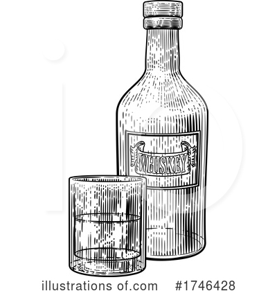 Whiskey Clipart #1746428 by AtStockIllustration