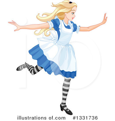 Alice In Wonderland Clipart #1331736 by Pushkin