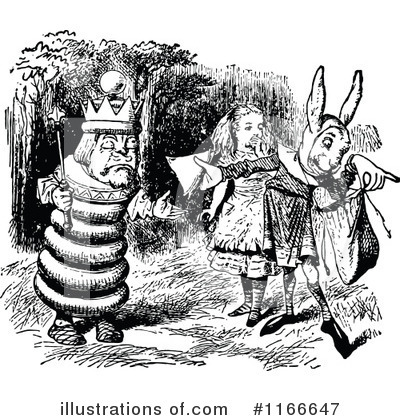 Royalty-Free (RF) Alice In Wonderland Clipart Illustration by Prawny Vintage - Stock Sample #1166647