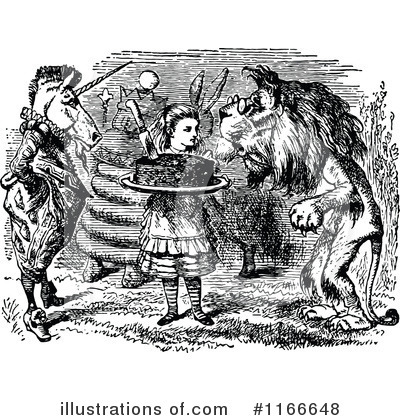 Royalty-Free (RF) Alice In Wonderland Clipart Illustration by Prawny Vintage - Stock Sample #1166648