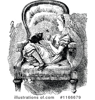 Royalty-Free (RF) Alice In Wonderland Clipart Illustration by Prawny Vintage - Stock Sample #1166679