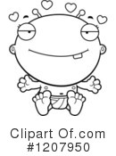 Alien Baby Clipart #1207950 by Cory Thoman